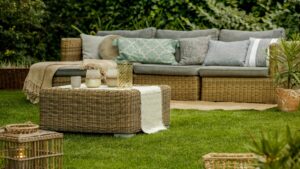 Un salon de jardin